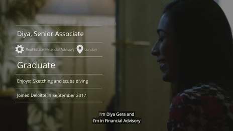 Diya explains why she chose Deloitte’s Graduate Programme
