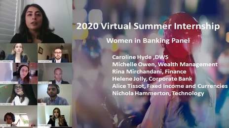 Virtual Summer Internship Programme 2020 - Sessions and DB team