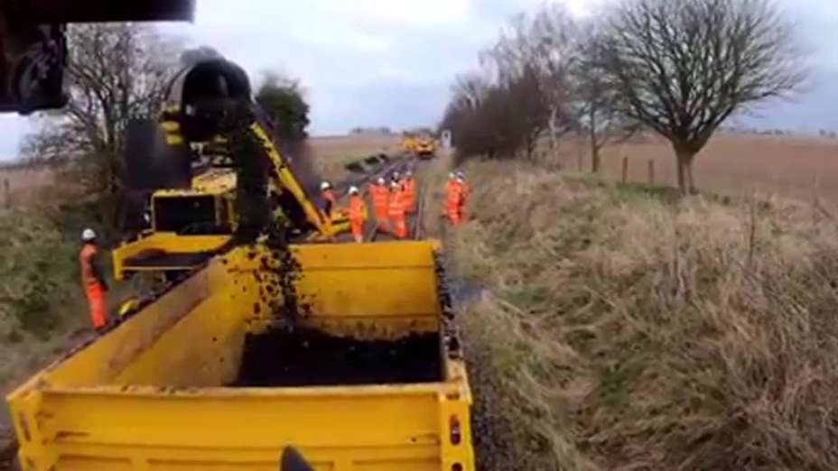 Rail-Ability Road-Rail Ballast Under Cutter