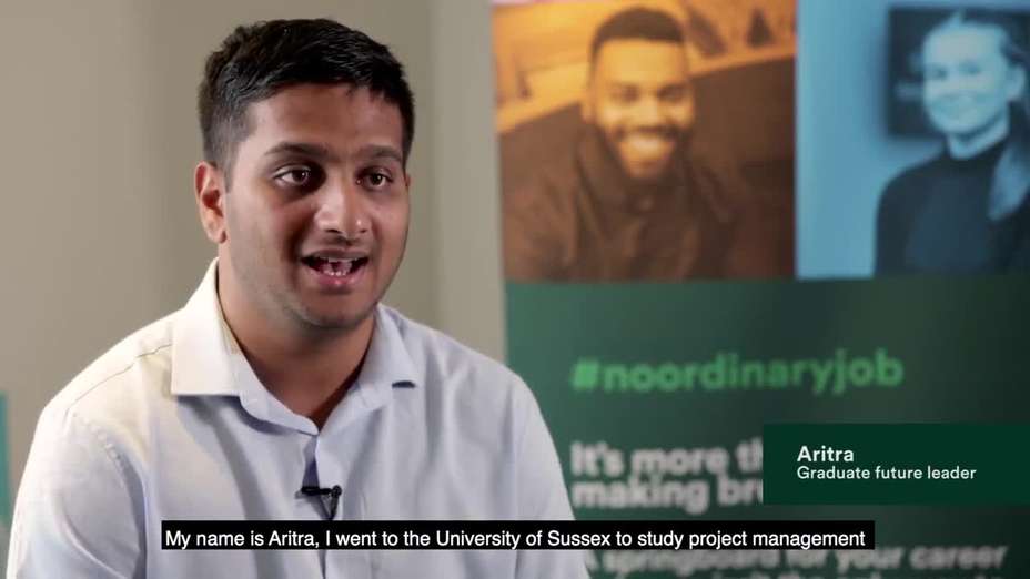 Meet Aritra who has joined us as a graduate future leader