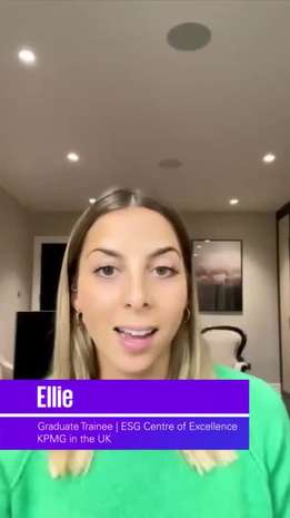 Ellie - Graduate Trainee - ESG Centre of Excellence