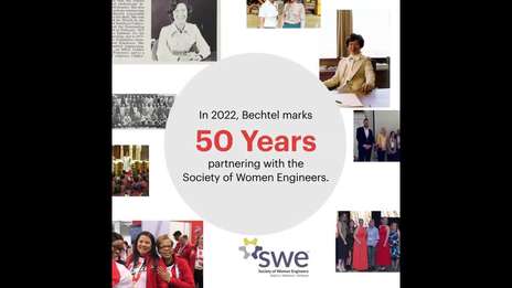Bechtel celebrates 50-years with the Society of Women Engineers (SWE)