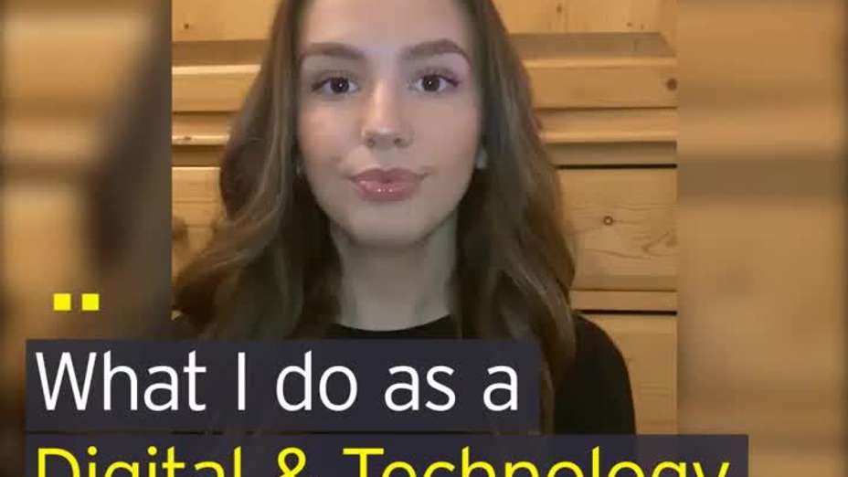 What I do as an EY Digital and Technology Apprentice - Freya
