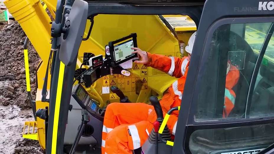 Machine Control on the M6 with Forkers