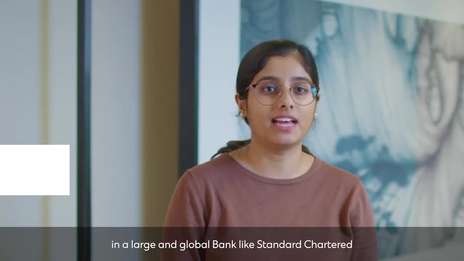 What surprised you about joining a global bank?