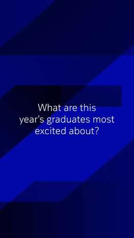 What are this year's graduates most excited about?