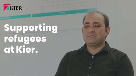 Supporting refugees at Kier