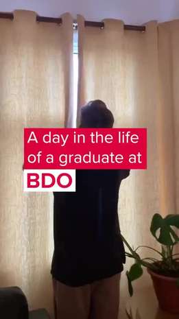 Follow Luca on his ‘day in the life of’ a BDO graduate