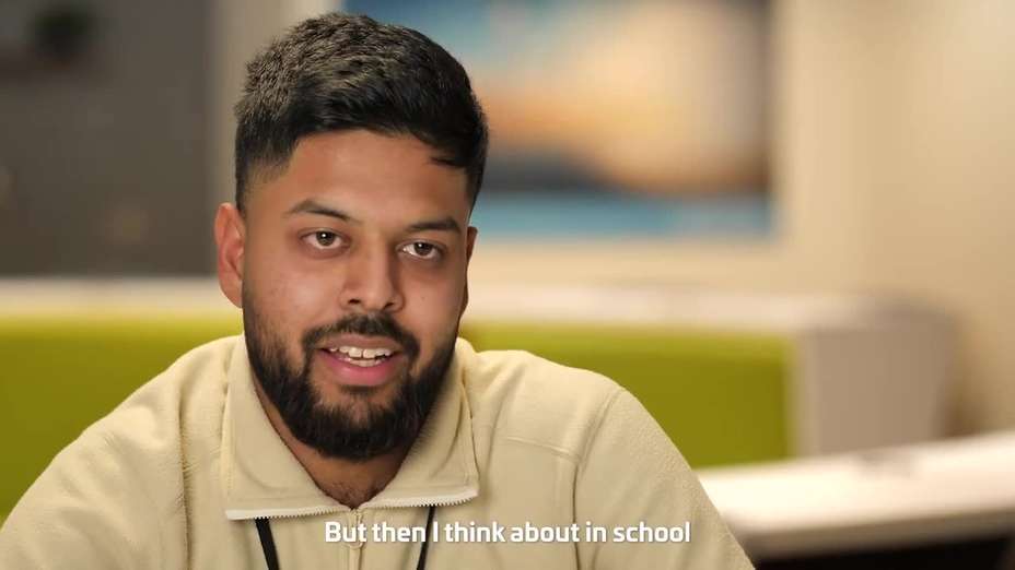 Aron – Graduate Engineer discussing problem solving