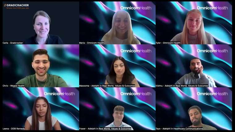 Watch now - The Gradcracker and Omnicom Health Webinar