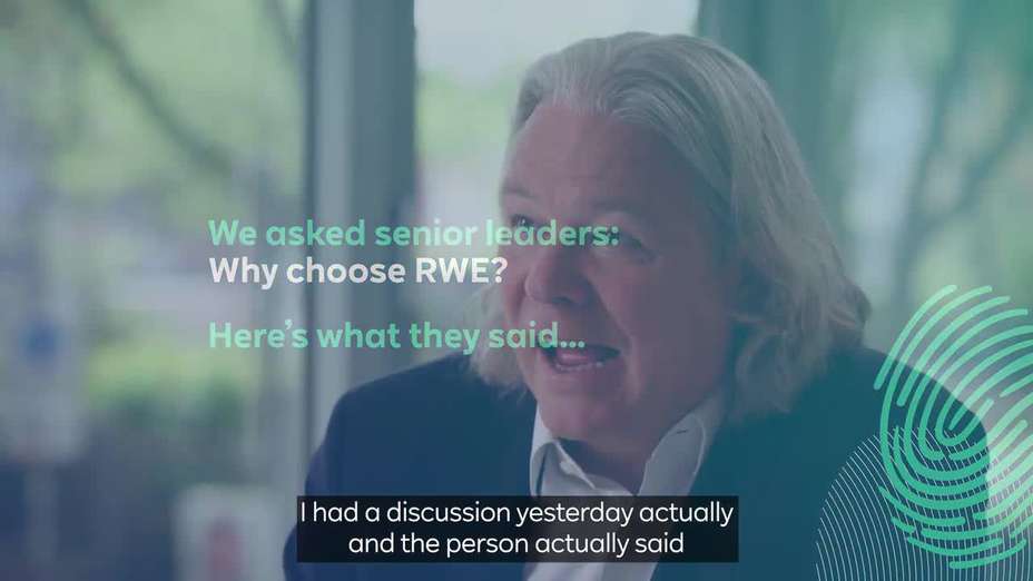 We asked senior leaders: Why choose RWE?