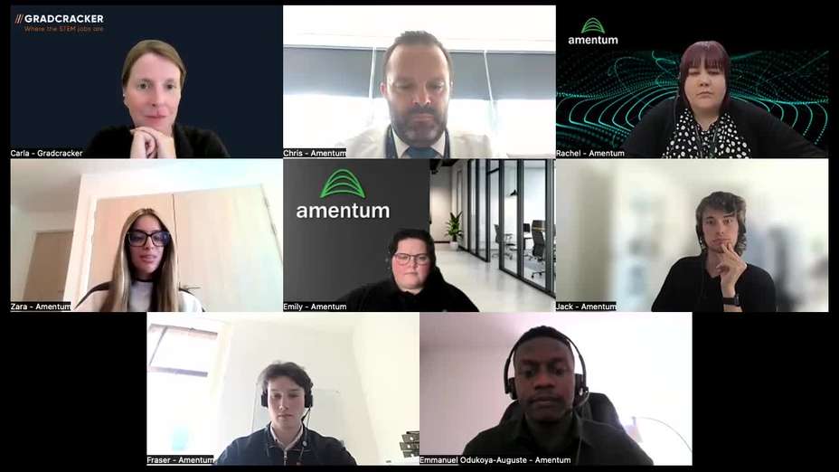 Watch now - The Gradcracker and Amentum Webinar