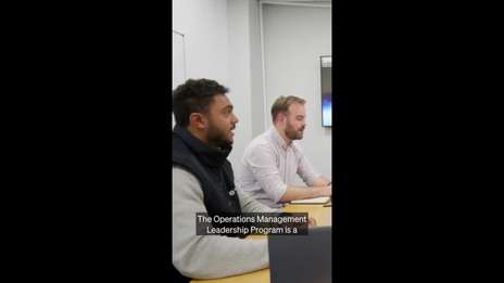 UK Early Careers Operations Management Leadership Programme