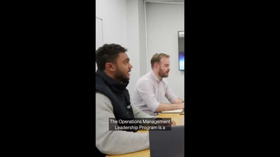 UK Early Careers Operations Management Leadership Programme