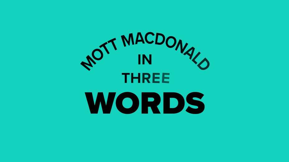 Mott MacDonald in three words