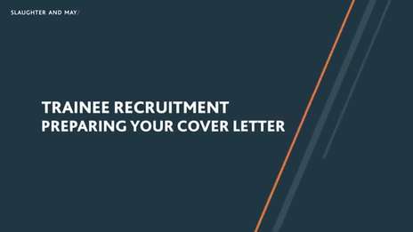 Preparing your Cover Letter
