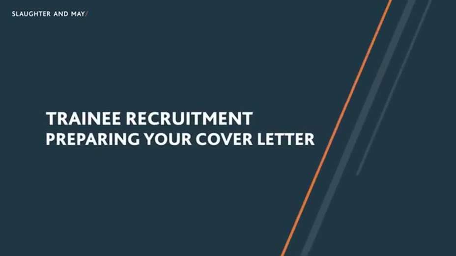 Preparing your Cover Letter