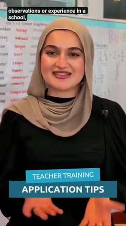 Top tips for your teacher training application!