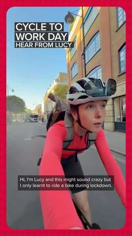 Cycle to Work Day - Lucy