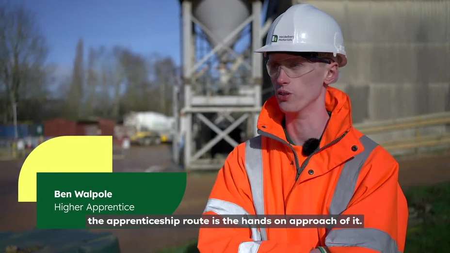 Higher Apprentice Ben Walpole shares his experience
