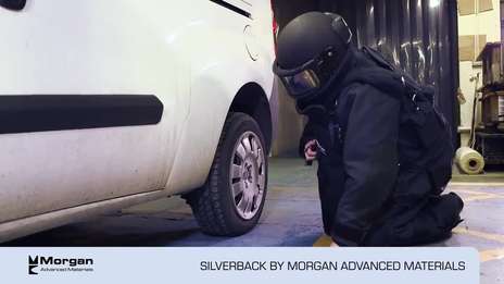 Silverback 4020 Elite bomb disposal suit by Morgan Advanced Materials 