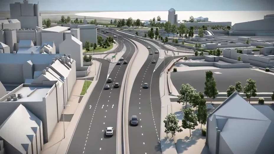 A63 Castle Street fly-through