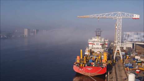 550T Flexlay System. Footage: Bonn & Mees