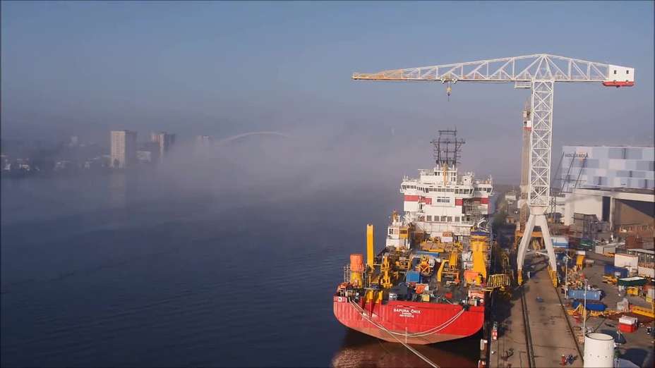 550T Flexlay System. Footage: Bonn & Mees