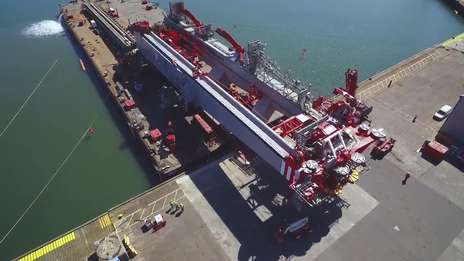 J-Lay System: Tower Lifting & TLS Barge Installations