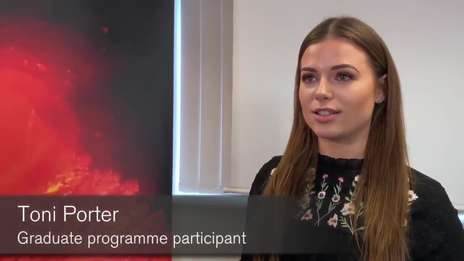 Toni Porter - Graduate programme participant
