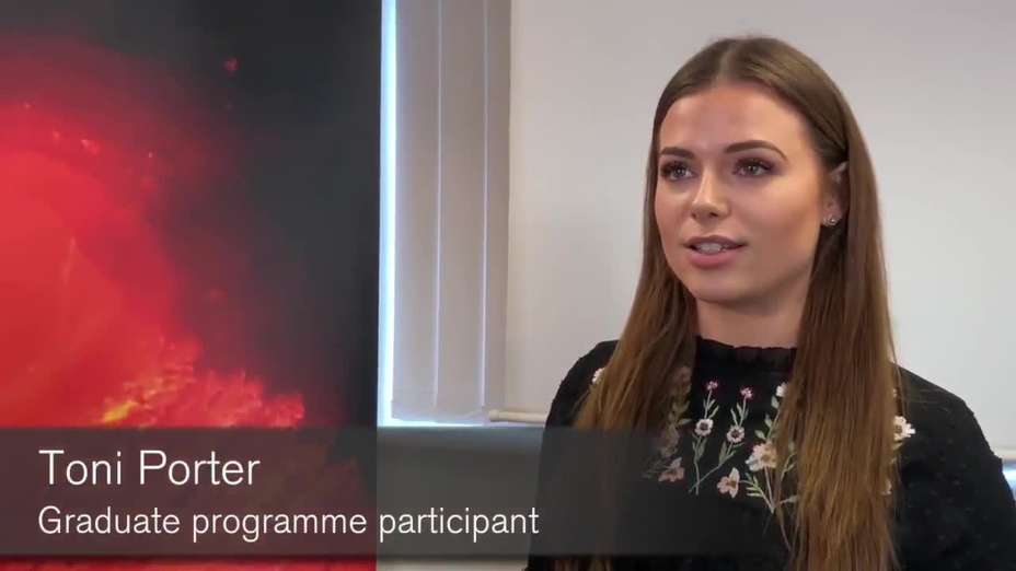 Toni Porter - Graduate programme participant