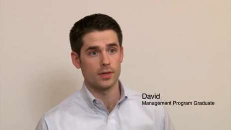 David - Management Programme Graduate